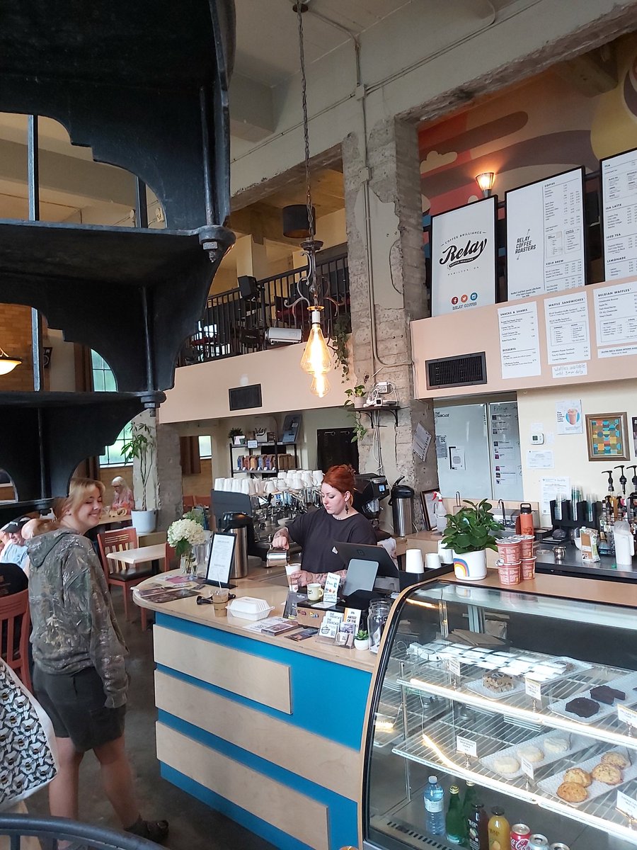 RELAY: Staircase is open Wed - Sun from 9 am - 4 pm AND for all events in the Studio Theatre! We're entering 10 days of events this Thursday with the Fringe Festival!!! #hamont  #hamontfringe #coffeeshopsofhamilton