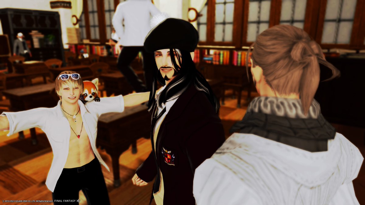 UltimaPohhhh's tweet photo. 学生気分で楽しかったです！　#Myorigin   #ファイナルファンタジーXIV https://t.co/gbMrKCW11G