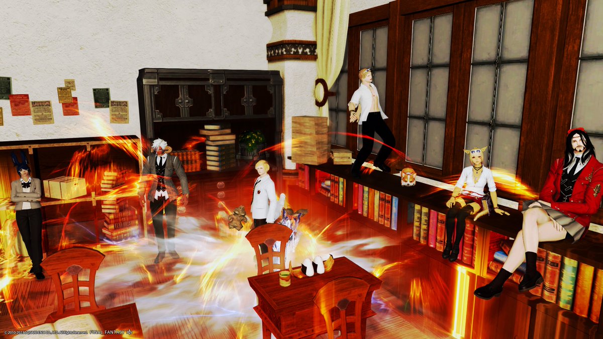 UltimaPohhhh's tweet photo. 学生気分で楽しかったです！　#Myorigin   #ファイナルファンタジーXIV https://t.co/gbMrKCW11G