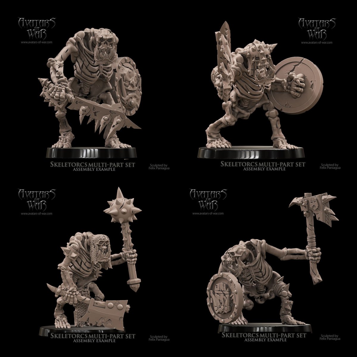 Avatars_of_War's tweet photo. It's time to choose the most Legendary... Who are the true winners? The mighty Orc Skeletons or the wild Goblin Wolfriders? Show your choice with ❤️ for the Orcs or 🔁 for the Goblins. Let your choice resonate on the battlefield! https://t.co/XylcpRsetq