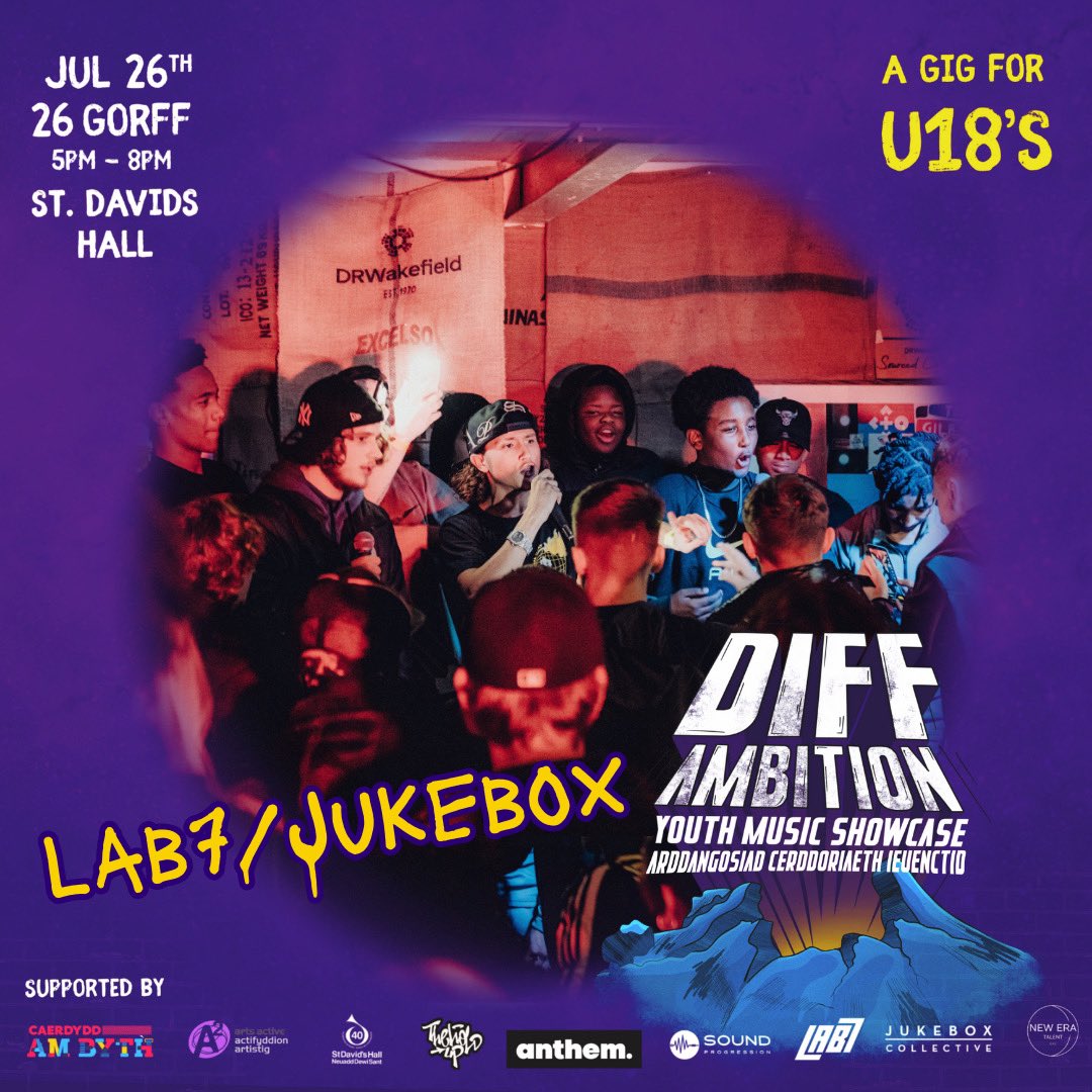 A few of the boys are performing at Diff Ambition! A multi-genre showcase on the 26th July at St. Davids Hall! Sign up to attend for free in @anthem_cymru bio

#diffambition #youthmusic #forcardiff #stdavidshall #youthvoice #musicinwales #cardiffmusic 

@forcardiff @lab7even