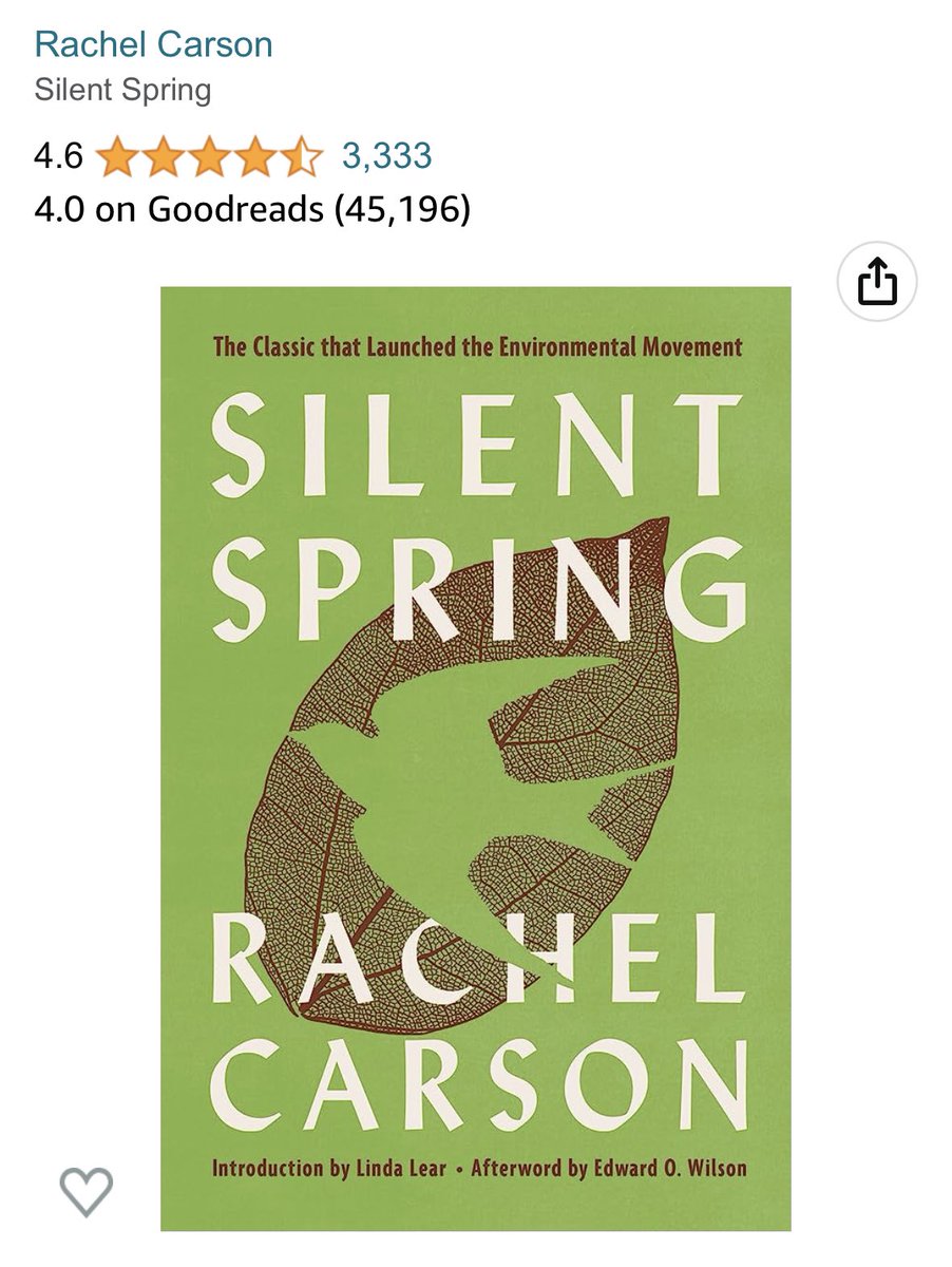 WeAre32937's tweet photo. Silent Spring☣️Rachel Carson
Her research paints a picture of the future we are living in now.
IF ONLY WE HAD LISTENED!
😉It’s vital we listen to the women who speak out now.
❤️@Judyth ❤️@WavesAction
#WomenWhoRunWithWolves
https://t.co/GwnmRbDWuq https://t.co/pejUQz8snO