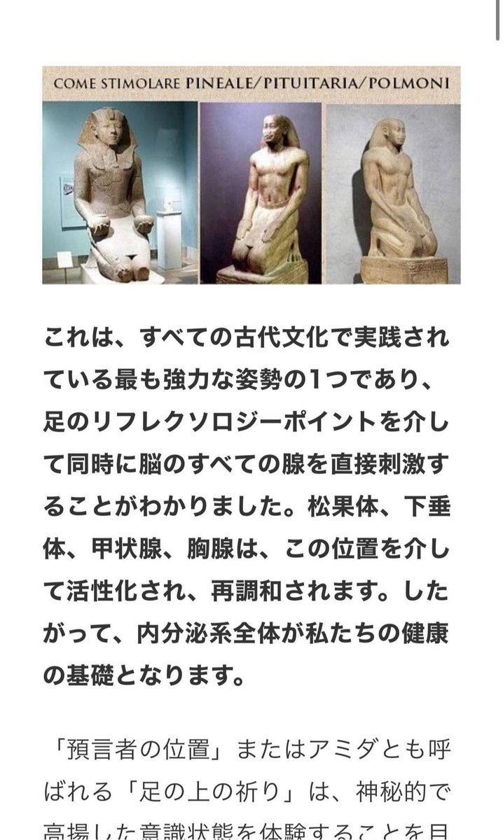 konekomao1's tweet photo. #ファイルに入っている情報
6.松果体が活性化する姿勢 https://t.co/Wy3ZzZxFDL