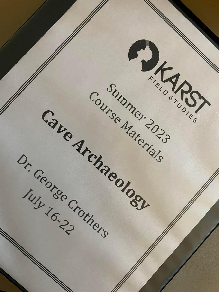 Tonight we kick off our final course of Summer 2023 season, Cave Archaeology! Follow along for updates of this week’s adventures. 😎