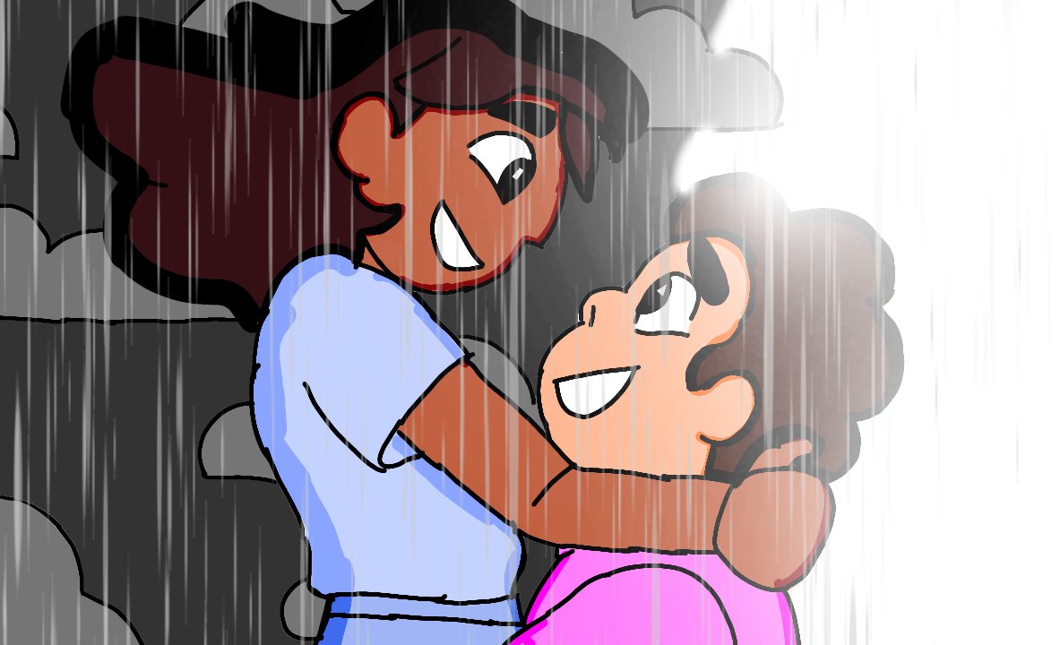 kaiyourgirl's tweet photo. #connverse #ConnieMaheswaran #StevenUniverse #stevenuniversefanart #StevenDemayo #SU #ibisPaintX #rain #StevenQuartz https://t.co/5eWqxIA2Nw