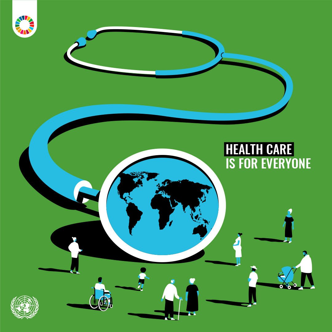 UN_SDG's tweet photo. Health is a basic human right.
Everyone should be able to access quality health services whenever & wherever they need them.
👉See how you can #ActNow to help achieve #HealthForAll: https://t.co/XB17CWCCSx https://t.co/R0SeTBTUPu