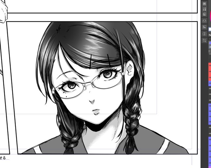 原稿進捗
ベタの追加をしておる 