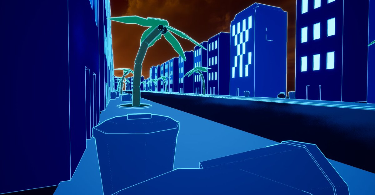 MrFredMakesGame's tweet photo. A little bit of tweeking and the cel shader becomes a pretty damn good vapour wave looking thing
Super happy with this, follow me if you like my art 
#artist #3Dartist #3Dart #unrealengine #ue5 #celshading #art #vapourwave https://t.co/KOhDBjXWwz