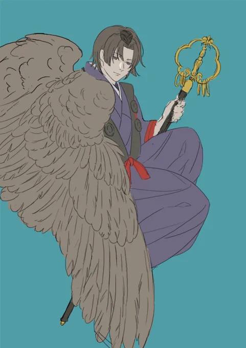 紅天センター分けの話題に便乗して随分前に描いた描きかけのたかぴさ
