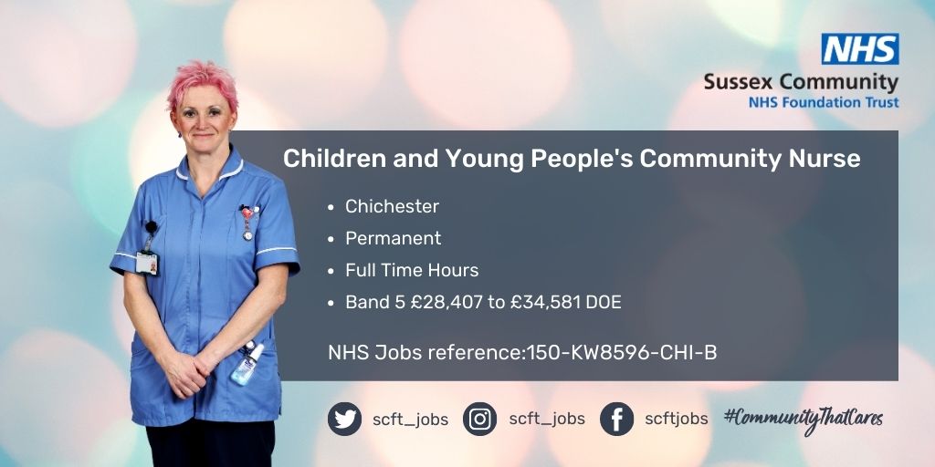 Would you like to work with children and young people in the community? We have a vacancy for a Children's Nurse to join our team! For further details and to apply go to bit.ly/3NRKq7H #WearetheNHS #NHS #WeareSCFT #SCFT #ChildrenNurse #Nursing #CaringforChildren