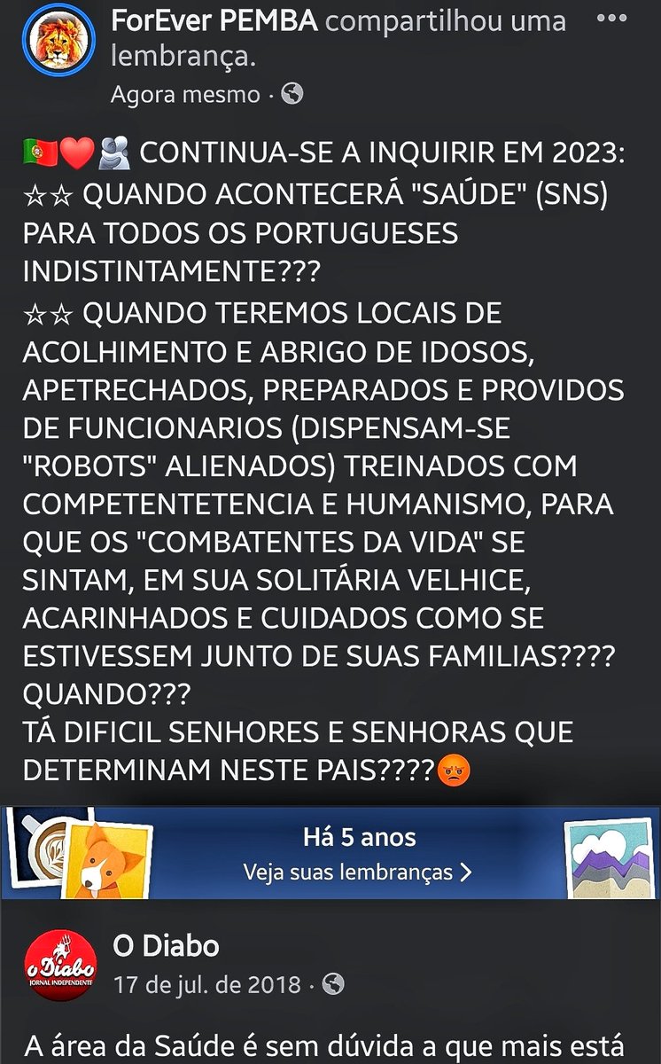 foreverpemba's tweet image. 🇵🇹🫂...PORTUGAL:
#SNS #SEGURANCASOCIAL #IDOSOS #SAUDE #SOLIDAO #Laresdeidosos