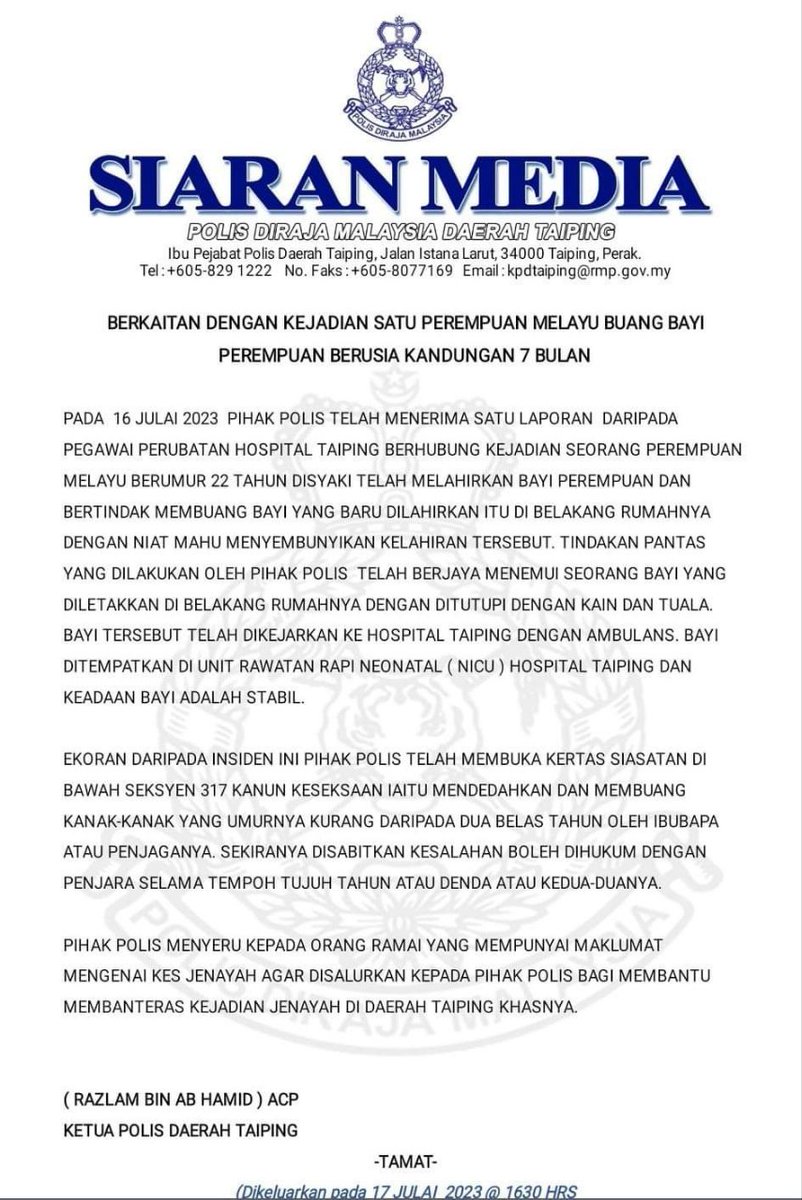 mynewshub's tweet photo. Alhamdulillah....nasib baik baby ni sempat diselamatkan pihak polis... https://t.co/zR0P7scHpe