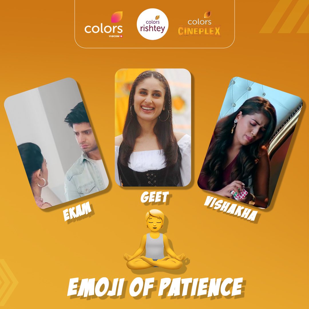 This Emoji Day, which emoji would you like to gift your favourite character?

#EmojiDay #WorldEmojiDay #ColorsTVUK #ColorsRishteyUK #ColorsCineplexUK #ColorsUK