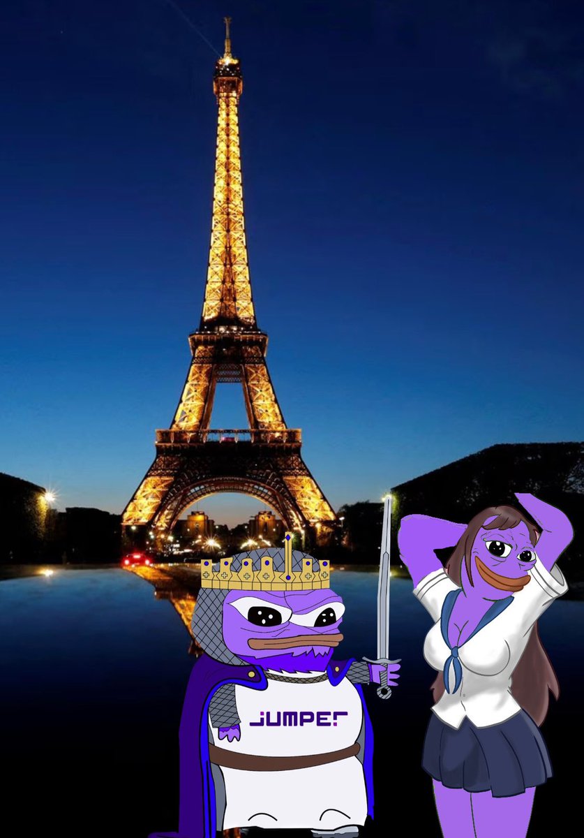 jumperapp's tweet photo. What if we kissed underneath the Eiffel Tower at EthCC 👉👈 https://t.co/aaaroiMbcy