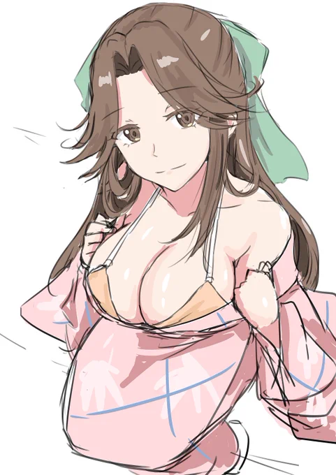 実は下に着てるので水着モードでもあるのですよ(え?)