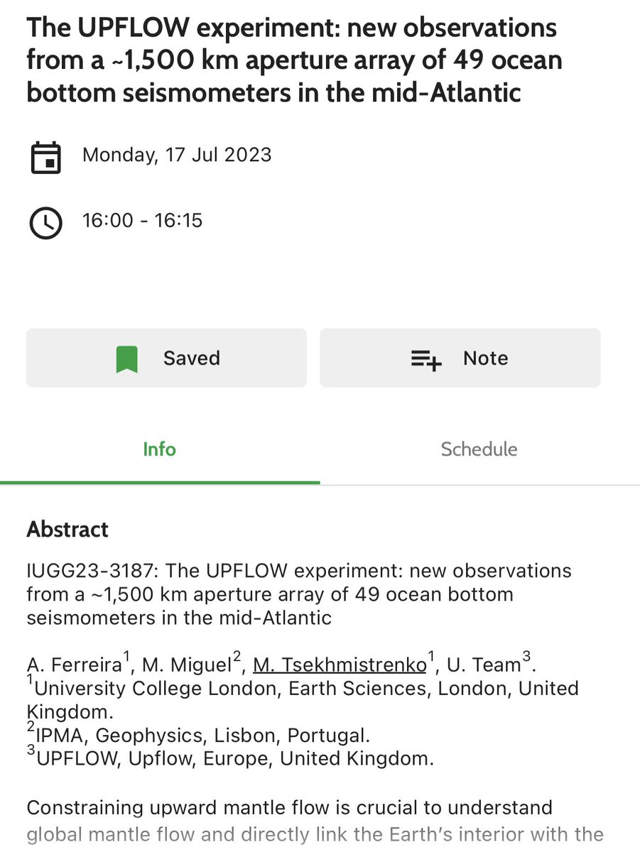 Want to know more about UPFLOW? You are participating in #IUGG2023, Berlin? Then check out our talk about the experiment!