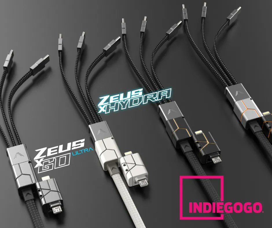 futurizta's tweet photo. Missed out on getting the World's Fastest Keychain Multicable Zeus-X Go Ultra? You can now get them on our Indiegogo! Click the link in our BIO!
#kickstarter #indiegogo #fastestcable #fastcharge #dopetech https://t.co/4u4DOxhmDy