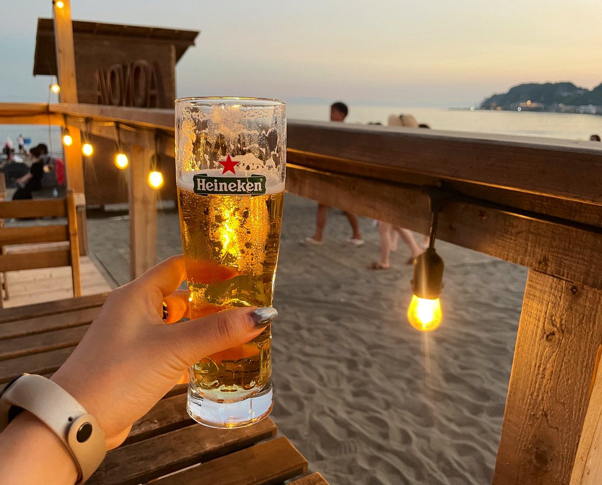夕方に由比ヶ浜へ行って給油しました🍺夜は涼しいのでみなさんお犬を連れてきてて羨ましかったです。次回はわたしもエースくんを連れてこようかな🐶🏝 今日の制作はここまで!! おやすみなさい。
