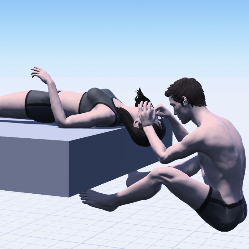 開口体位その7 逆さあーん

某作品で見てうわー屈辱と思ったけどこれだけはやったことがない😗 #CG彫刻