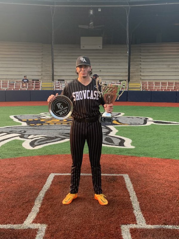 CavallaroJoseph's tweet photo. Had a great weekend at the plate by going 8/16. Also won tournament MVP. https://t.co/0xHV0Ap2C5