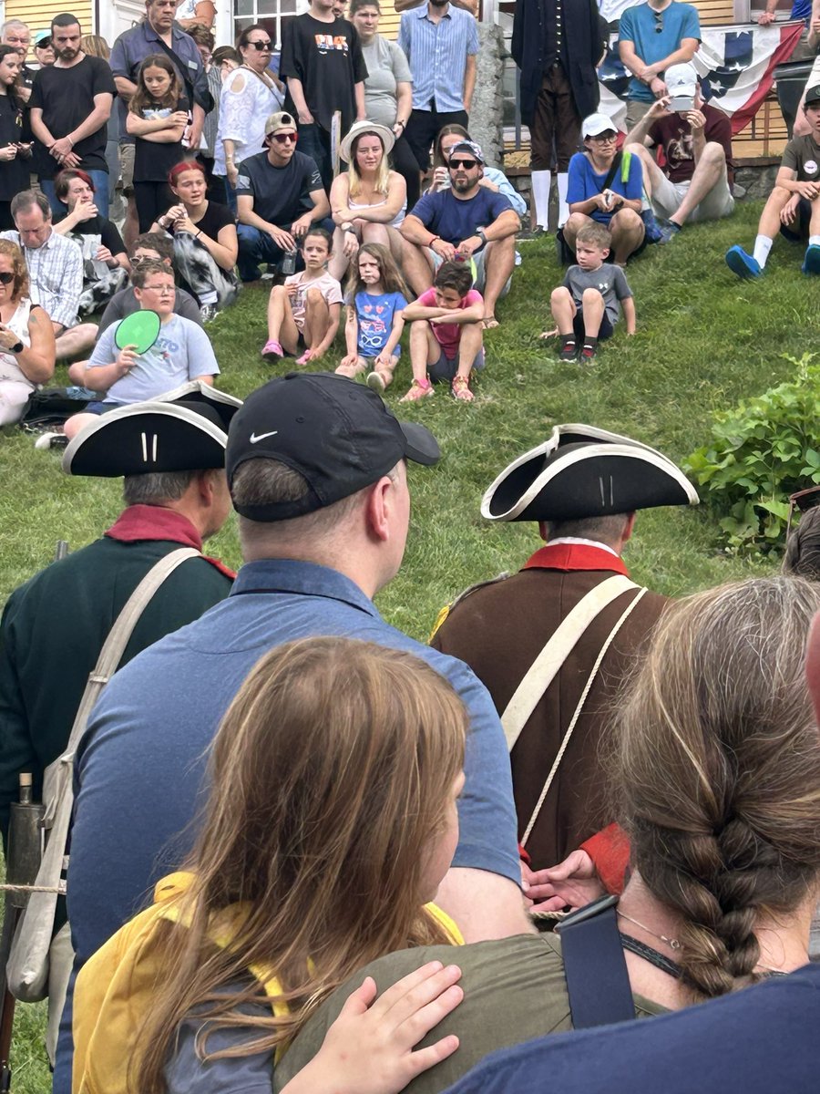 This past Saturday @FirstNHRegiment attended and participated at the 33 Annual Exeter Independence Museum Festival @AIMuseum Huzzah #History #NewHampshire