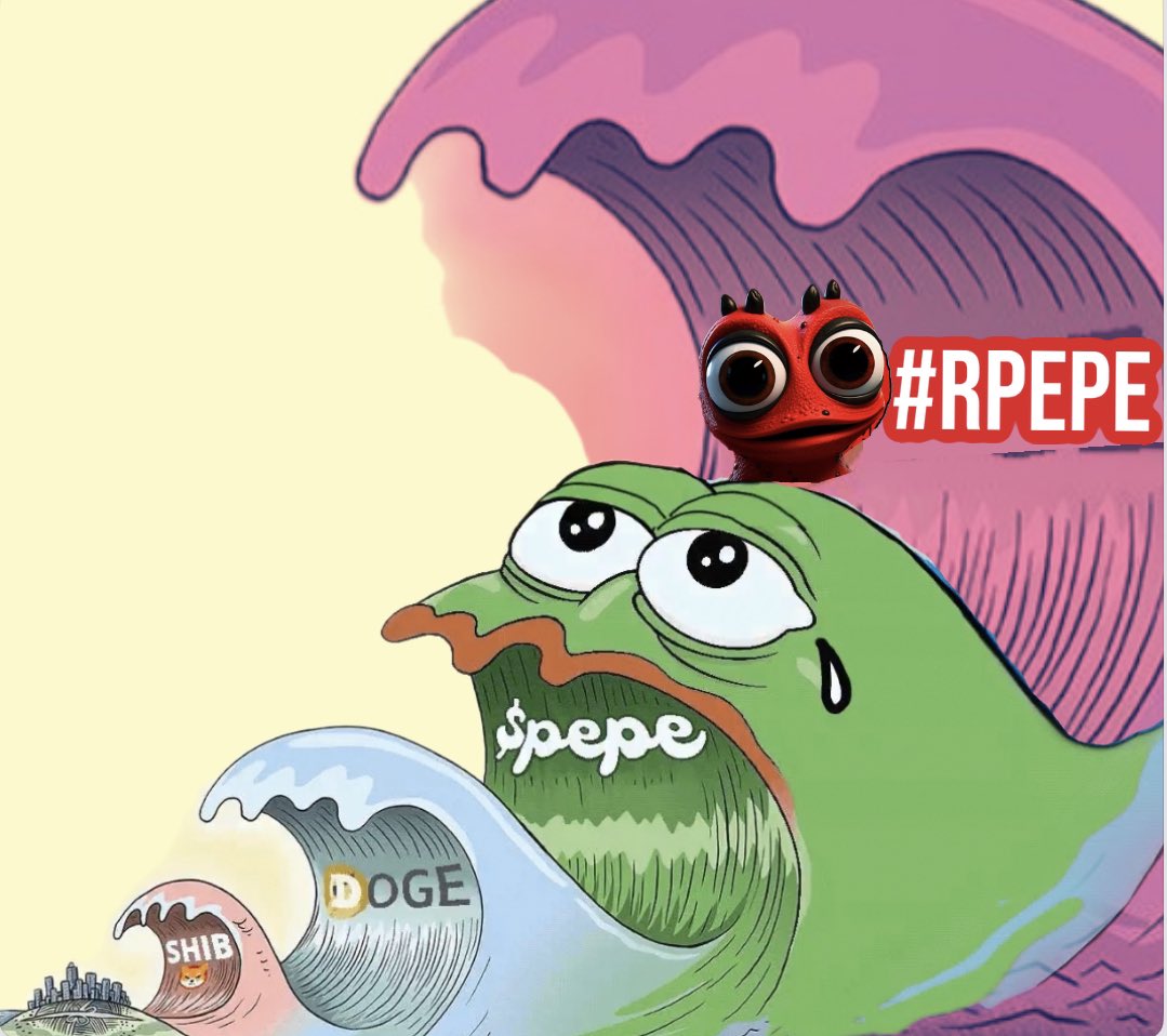 RudeBoyApe's tweet photo. @RedPepeth @bored_nene @boredape93 @JohnBlackeyeNFT  #rpepe going to wipe out the crypto memes! https://t.co/XchcnNnOrq