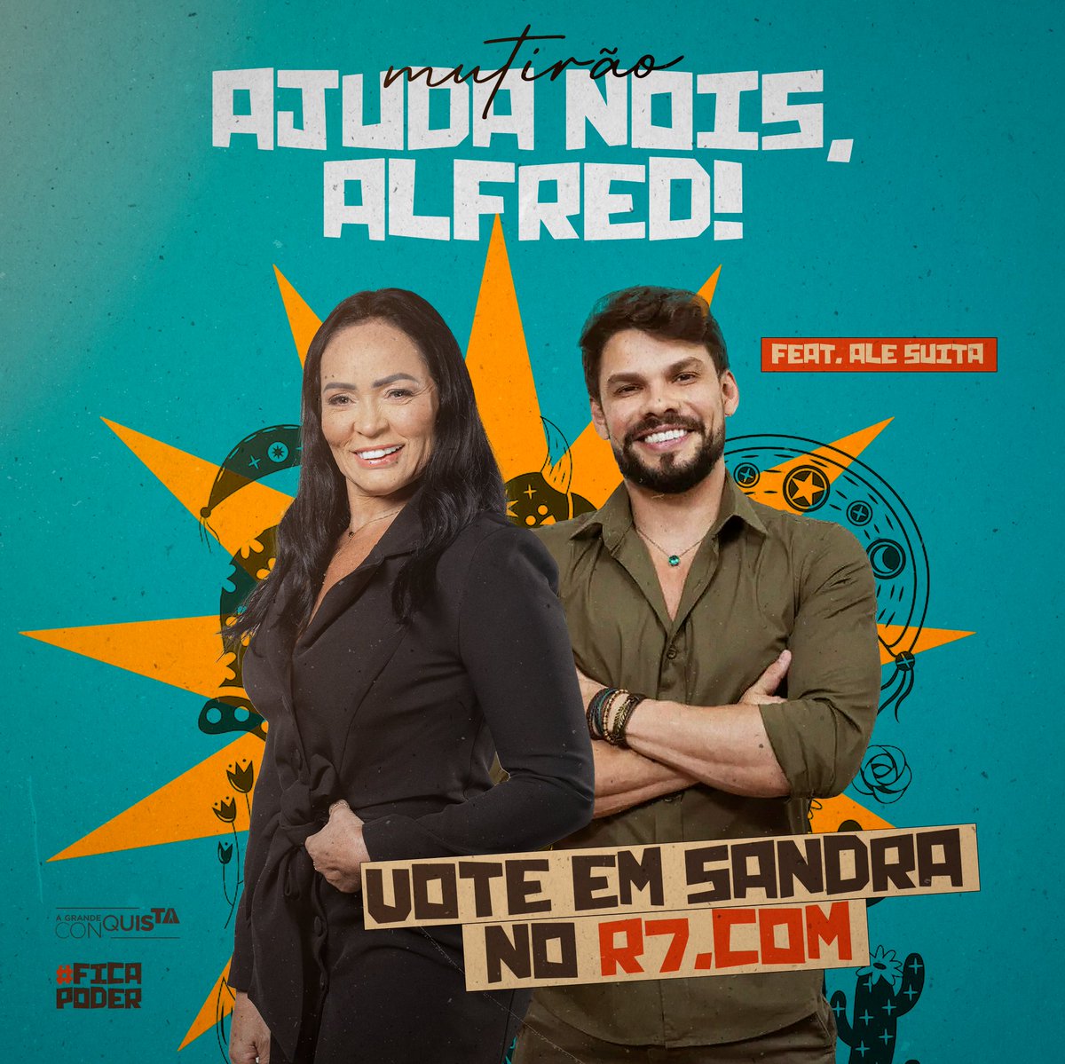 Sandramelquiade's tweet photo. 🔥🦗 MUTIRÃO AJUDA NÓS, ALFRED! @AlexandreSuita 🔥🦗
🎯 A cada 10 votos, comente um emoji ou uma LETRA.
⏰ MUTIRÃO ENCERRA DE 13h.
🚨 O voto é PARA FICAR, então vote em SANDRA.
➡️ https://t.co/MP74R1aKtM
#TeamPoder #AGrandeConquista https://t.co/UyhUwkGkZ5