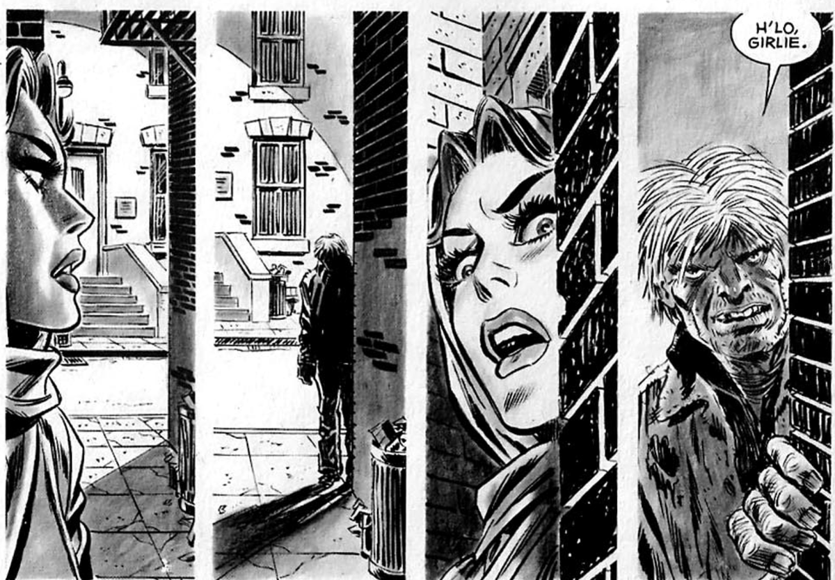 MarvelADay's tweet photo. #MarvelADay #VT2
She ducks down an alley to try and hide, but the creep finds her. This can only end well!
JH https://t.co/oKZMWCNJqg