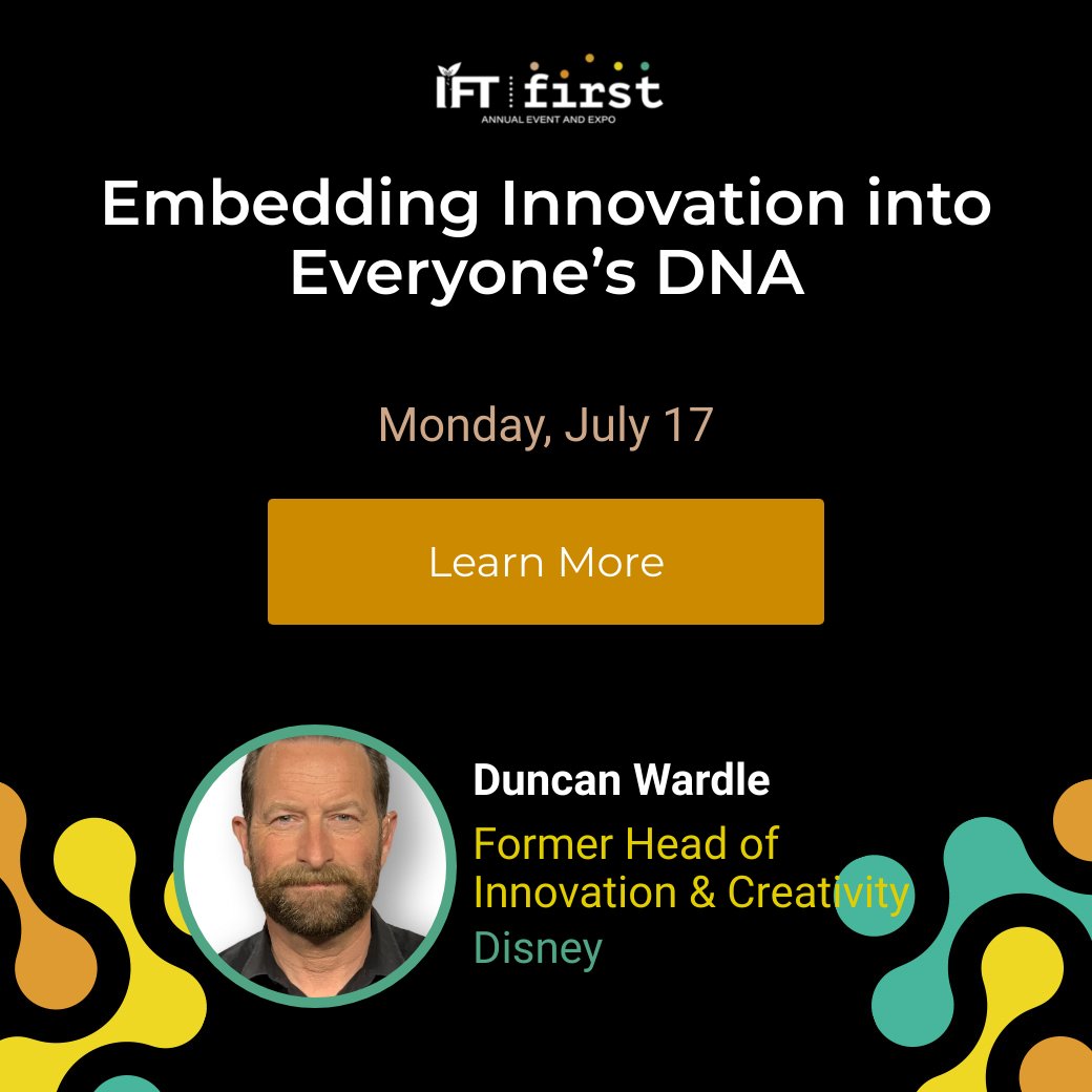 DuncanJWardle's tweet image. I'm looking forward to joining everyone in Chicago today for the Institute of Food Technologists Annual Event and Expo as a keynote speaker. 🍎

#IFTFIRST
