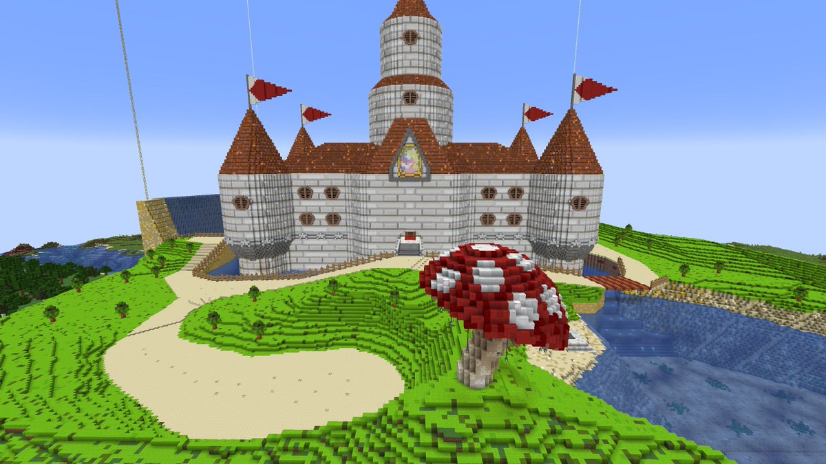 Get excited! less than 24 hours until Peach's Castle in Minecraft immersive tour video is released. Make sure you have notifications on so you don't miss it.
