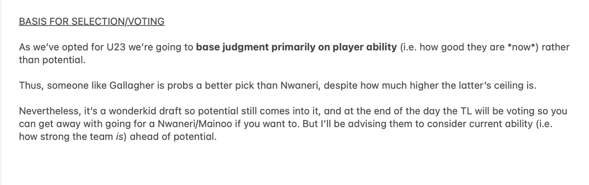Welcome to the voting round of the 4th edition of the Wonderkid Draft! Before we get to voting, here are the rules for selection and guidelines for voting for reference.

Do vote and retweet so we can get as many votes in!