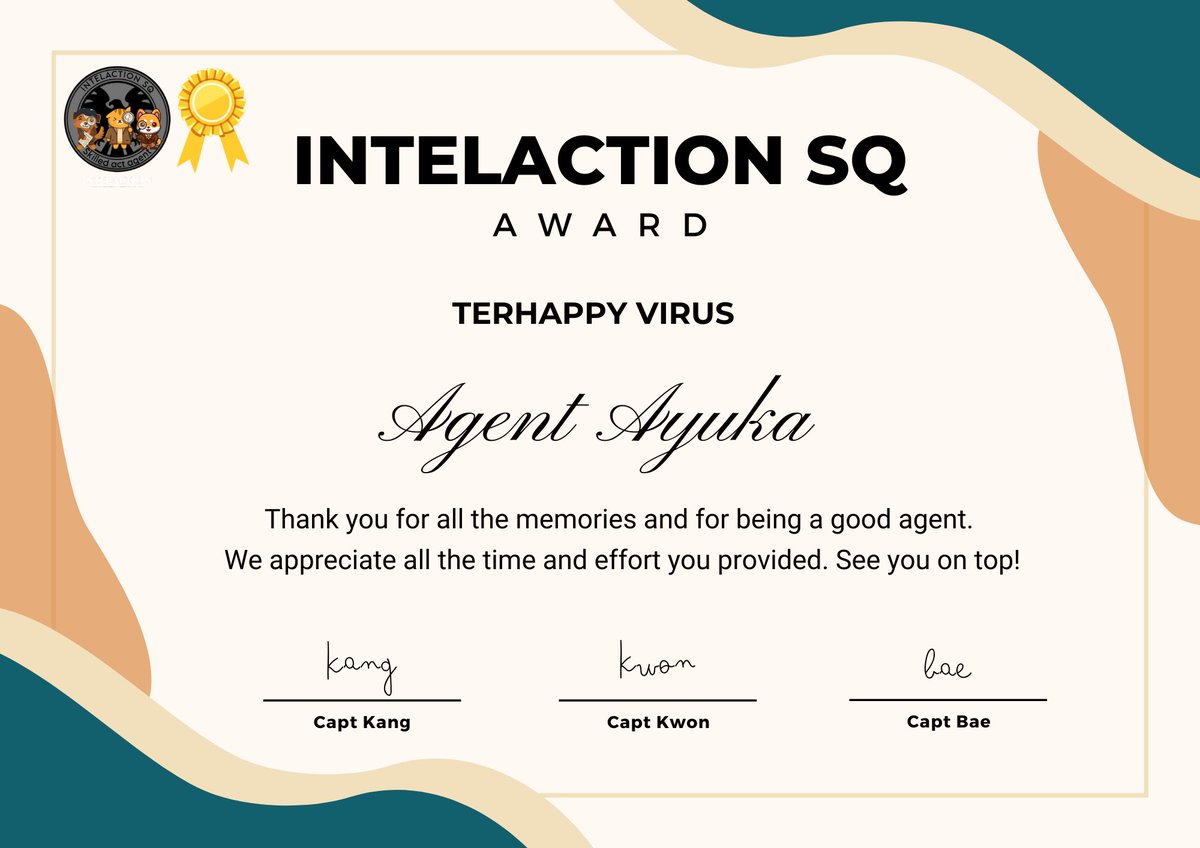 intelactionsq's tweet photo. AAAA INI TER-HAPPY VIRUSSS!!🥺💗

LANJUTKANN PLEASE HAPPY VIRUSNYAA🥺🫶🏻

Awardsnyaaa jatuhhhh kepada ke-4 agent yang cantik dan cakep!!!😍

Agent Jeremy (@parkjinycng), Agent Edzard (@inhyufk), Agent Ayuka (@lenjieun), dan Agent Zevanya (@kiaminju)

SELAMAATTT YAAA SEMWANYAA!💗💗 https://t.co/E9BatwUUni