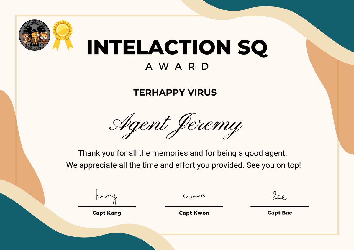 intelactionsq's tweet photo. AAAA INI TER-HAPPY VIRUSSS!!🥺💗

LANJUTKANN PLEASE HAPPY VIRUSNYAA🥺🫶🏻

Awardsnyaaa jatuhhhh kepada ke-4 agent yang cantik dan cakep!!!😍

Agent Jeremy (@parkjinycng), Agent Edzard (@inhyufk), Agent Ayuka (@lenjieun), dan Agent Zevanya (@kiaminju)

SELAMAATTT YAAA SEMWANYAA!💗💗 https://t.co/E9BatwUUni