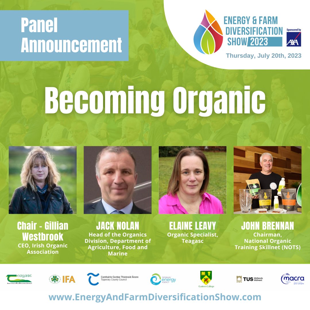 A highly engaging discussion with the leading experts looking at the process, the supports and the knowledge requirements of becoming organic. 🗓️ Thursday, 20th July 📍Gurteen College View catalogue: bit.ly/44HBDfo Pre-register FREE: bit.ly/3Wvc5iq