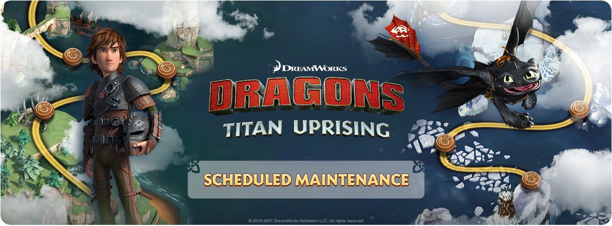 TitanUprising's tweet photo. ⚠️ Attention Vikings! ⚠️ 
A maintenance break is scheduled for today, July 17, at 10 AM EST. The game will be inaccessible for approximately 4 hours. A Gift of Runes will be awarded in-game once maintenance is over. Thank you for your patience! ✨ https://t.co/NVrKmhp3OK