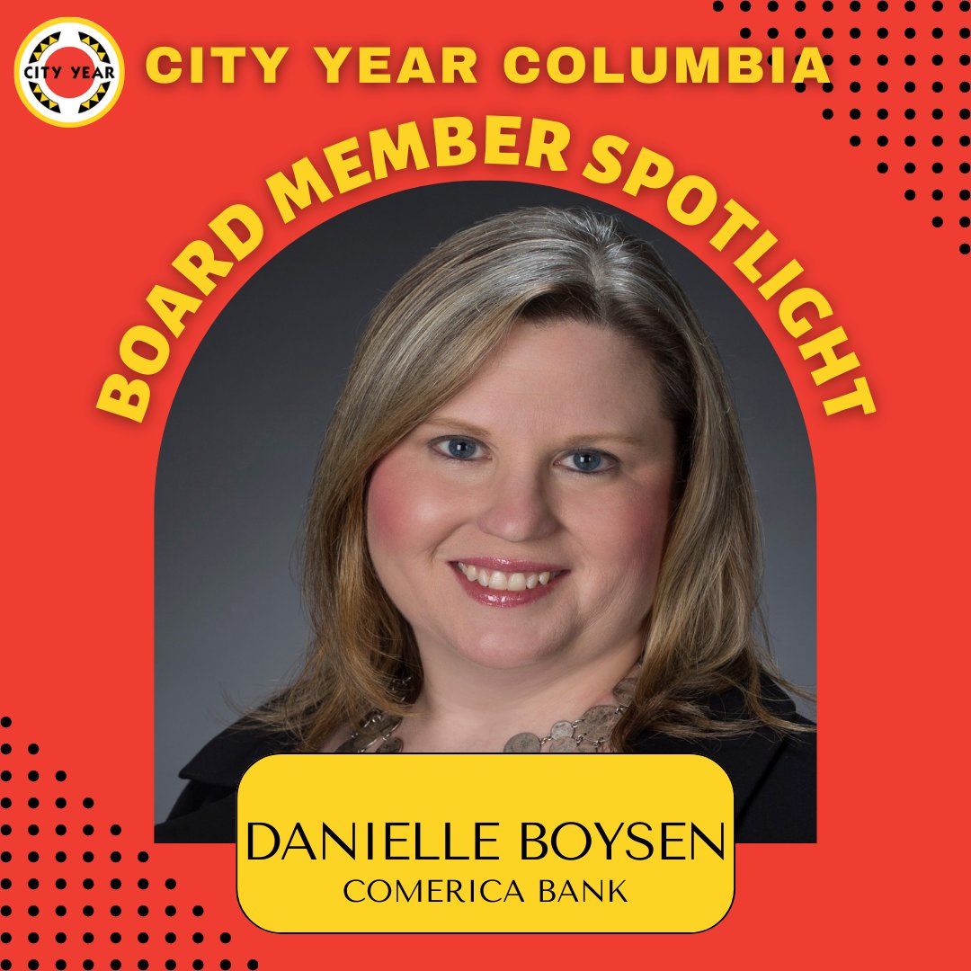 Danielle has such a heart to serve this city and we are grateful for her continued support of City Year Columbia! She is our incoming board chair and we are excited to have her leadership as we continue to expand our impact in this community for 2023-2024! #ThankYou #impact