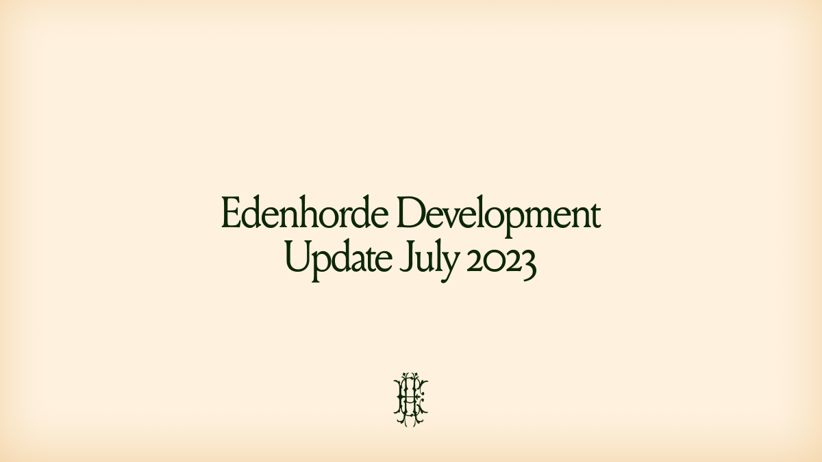 Edenhorde development update🔱

It’s been a while since we last updated on everything that’s happening in the world of Edenhorde. A quick thread on Edenhorde Eclipse and Amginea.

A thread 🧵⏬