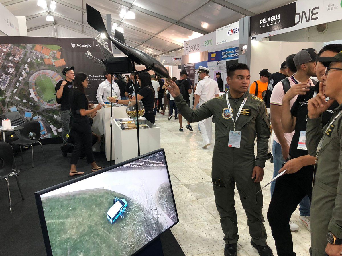 EagleNXT's tweet photo. The #eBeeTAC and our newest ISR drone, the #eBeeVISION, were in the spotlight at recent events, including #FAIRColombia2023
To learn more about both #tacticalmapping drones, feel free to contact our partner in Colombia @eCompass_SAS or our sales team here https://t.co/UlrGyow0B2 https://t.co/4FcinwYf26