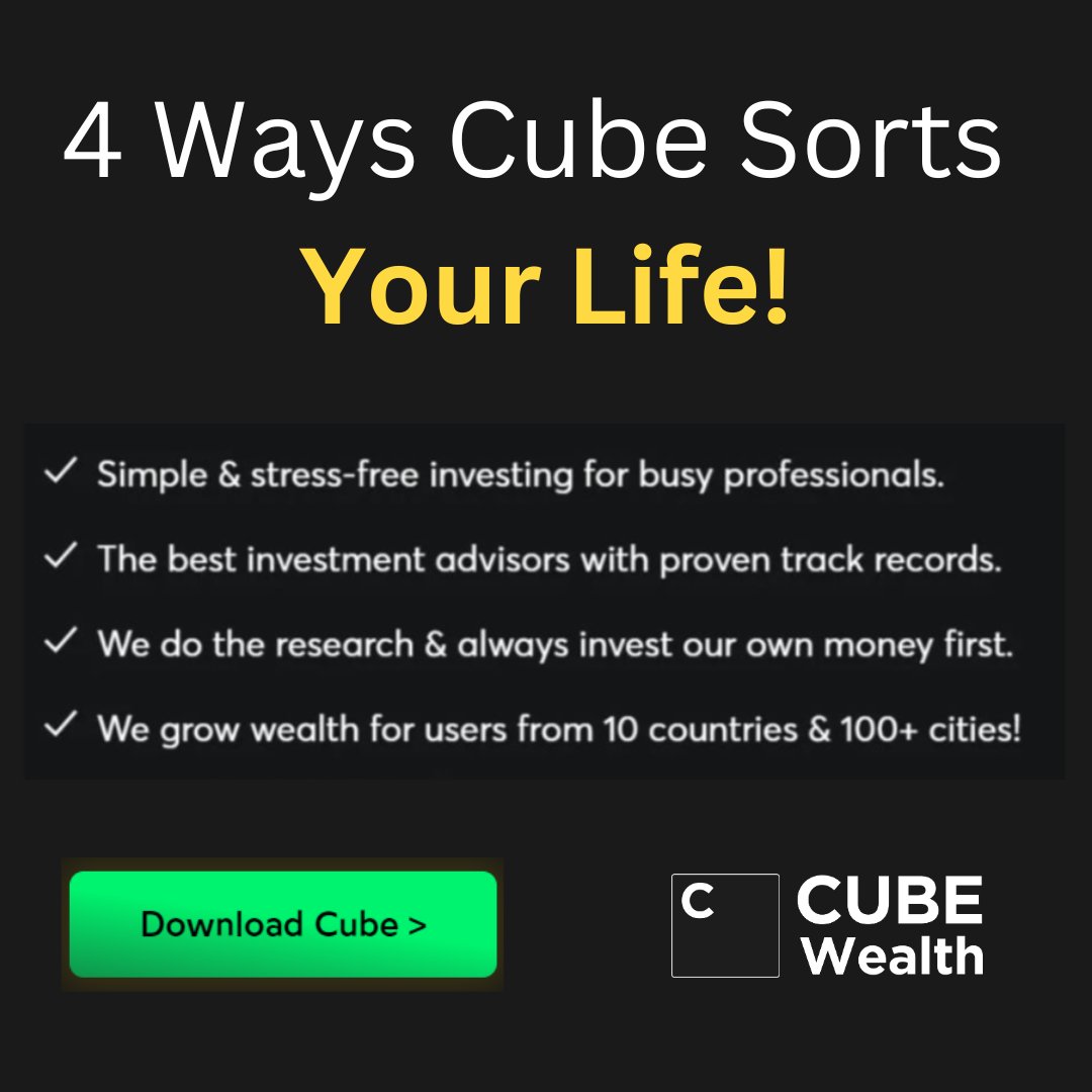 Cube has a user retention rate of 84% and 41% of our new users come through referrals from existing users.  

Here are some reasons why you should download the financial freedom app now. 

Link to App : bankoncube.app.link/f9xr98Hcxbb 

#cubewealth #financialapp #wealthcreation