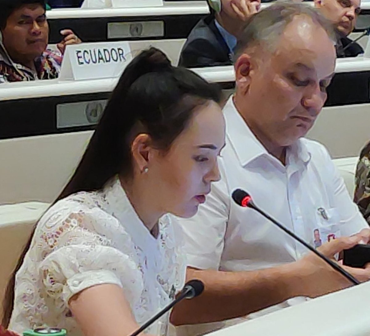 Lyudmila Korotkykh from the Crimean Tatar Youth Center about the experience of the #indigenous #CrimeanTatars during russia's genocidal war and #EMRIP's failure to include accurate information on it in its study on militarization @INFOEeV @GfbV @gfbv_ch @iwgia