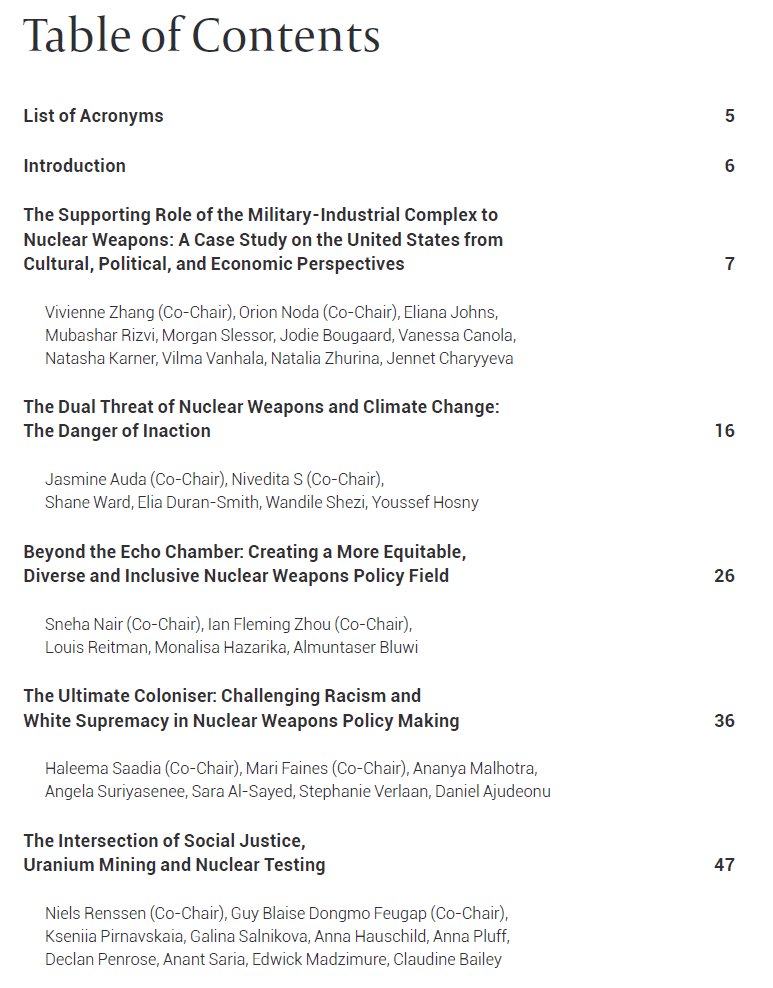 International Student/Young Pugwash (@isypugwash) on Twitter photo ➡️check out the recommendations on
- industrial-#military complexes
- #nukes & #climatechange
- #diversity in #nuclearweapons policy field
- #whitesupremacy in nuclear weapons policy making
- #socialjustice, uranium mining & #nuclear tests
⬇️
basicint.org/anthology-de-s…
<a href="/EVN_nuclear/">Emerging Voices Network</a> ➡️check out the recommendations on
- industrial-#military complexes
- #nukes & #climatechange
- #diversity in #nuclearweapons policy field
- #whitesupremacy in nuclear weapons policy making
- #socialjustice, uranium mining & #nuclear tests
⬇️
basicint.org/anthology-de-s…
<a href="/EVN_nuclear/">Emerging Voices Network</a>