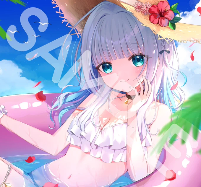 ぶいすぽっ! 所属Vtuber、花芽すみれ様(#sumire_kaga)の7月のメンバーシップ限定壁紙を担当させていただきました!よろしくお願いいたします〜 (掲載許可をいただいております)