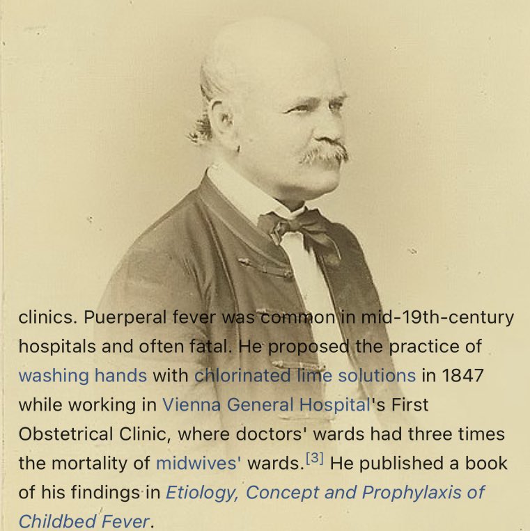 drfrensor's tweet photo. He told doctors that they were making people sick by not washing their hands. They didn’t want to hear that. He proved it. This pissed them off.
RIP Ignaz Philipp Semmelweis
Everyone else: #KPPO https://t.co/H3qMoItgOv