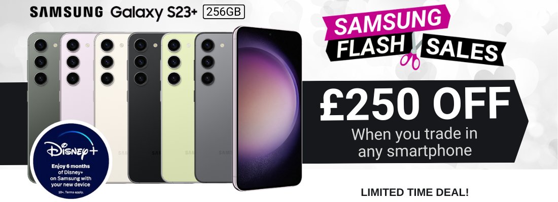 Phones_Limited's tweet image. Save £250 Off Samsung Galaxy S23+ SIM Free!
Full details, here &amp;gt;&amp;gt;&amp;gt; phonesltd.co.uk/250-off-samsun…
#samsung #galaxys23plus #simfree #simfreedeals #samsungs23plus