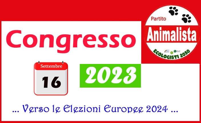P_Animalista's tweet photo. 🔴 Congresso 2023 del Partito Animalista Italiano
Fissata al 16 Settembre 2023 la data del Congresso 2023.
... verso le Elezioni Europee 2023 ...
a fine mese il regolamento congressuale

#CongressoPAI #CongressoPAI2023 #PartitoAnimalista #PartitoAnimalistaItaliano https://t.co/wO25SjMUDC