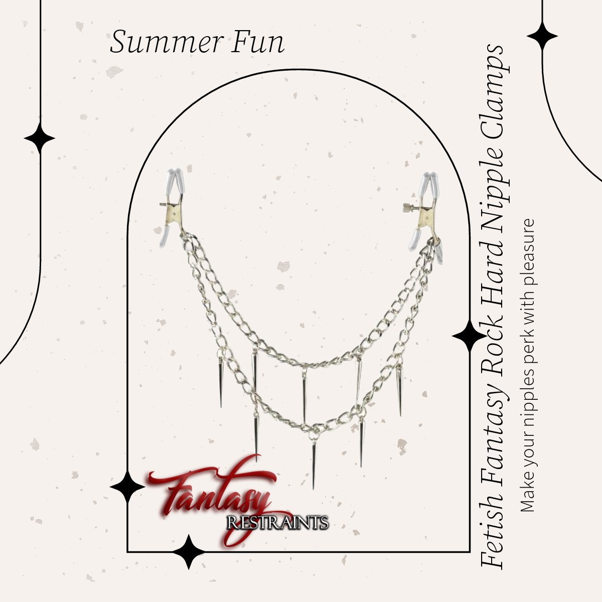 fantasyrestrain's tweet photo. Heat up your summer with these nipple clamps. From my personal experience....
https://t.co/3WZ63f8wfI https://t.co/Py2dfuzpeo