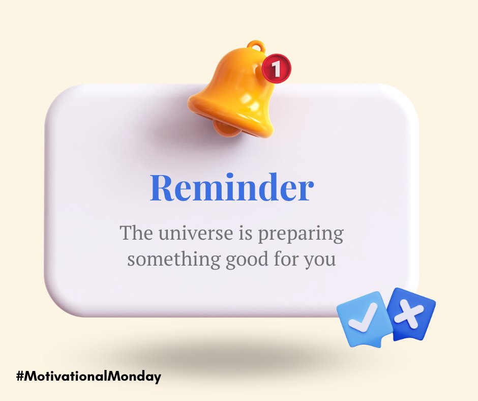 Hey! You've got a new message!
#MotivationalMonday