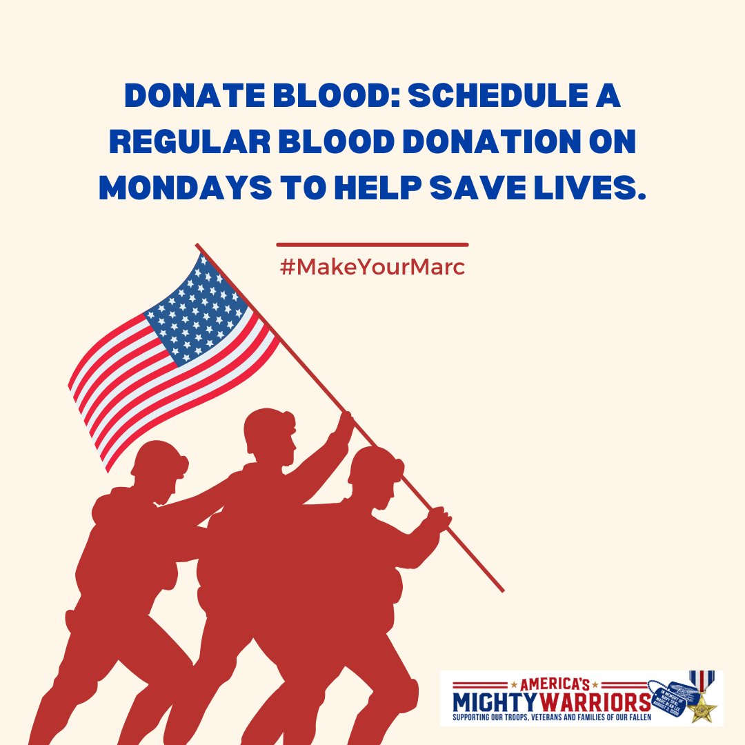 AmericasMighty's tweet photo. Give the gift of life through a simple act of kindness. Donate blood and be a hero in someone's story. Your contribution can save lives and make a lasting impact. Join us in spreading love and hope by donating blood today.
#makeyourmarc #DonateBlood #ActsOfKindness #life https://t.co/4Q1VLuNuzy