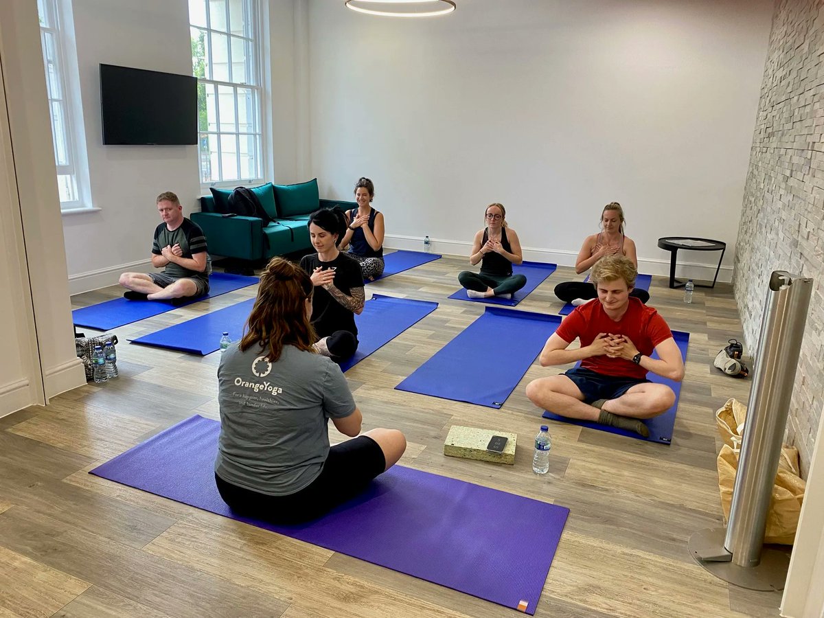 The Cheltenham team enjoyed an hour of zen on Wednesday afternoon with some relaxing and rejuvenating yoga. Thank you OrangeYoga.