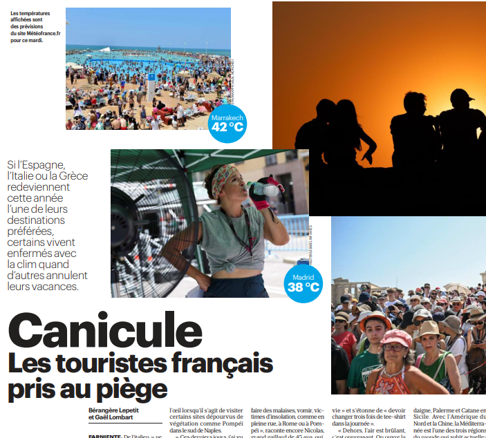 Myrfil's tweet photo. @LeParisien_75 L'illustration de la canicule à Marrakech avec sa célèbre plage, chapeau ! https://t.co/ytmhVK3we6